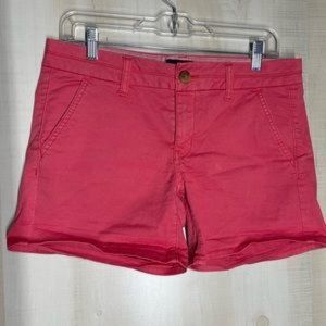 American Eagle midi shorts dark pink, size 6